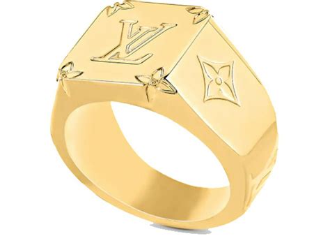 louis vuitton monogram signet ring price|LOUIS VUITTON.